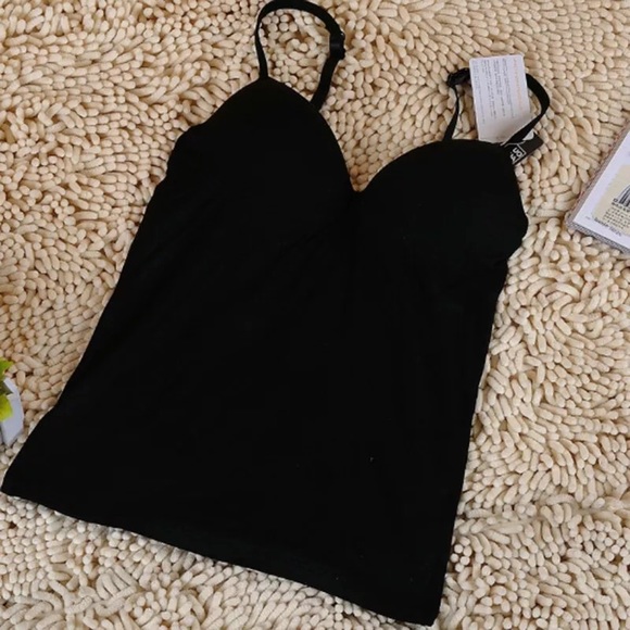 Tank top padded camisole push up built in white blue purple nude - Picture 13 of 15